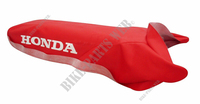 Seat cover red for Honda MTX125R 1986, 1987
